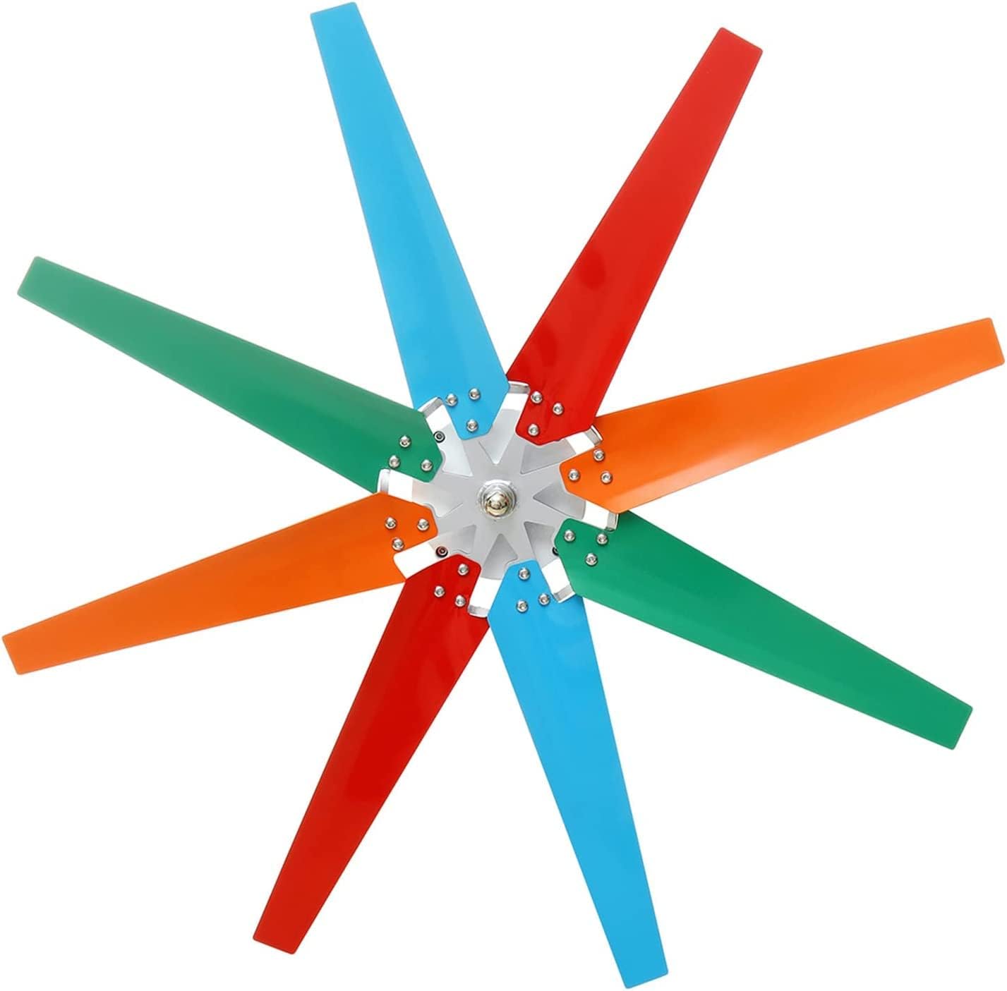 LiuSj JUnSt 10000W 12V 24V 48V 8 Blade Horizontal Home Wind Turbines Wind Generator Power Windmill Energy Turbines with Generator Controller