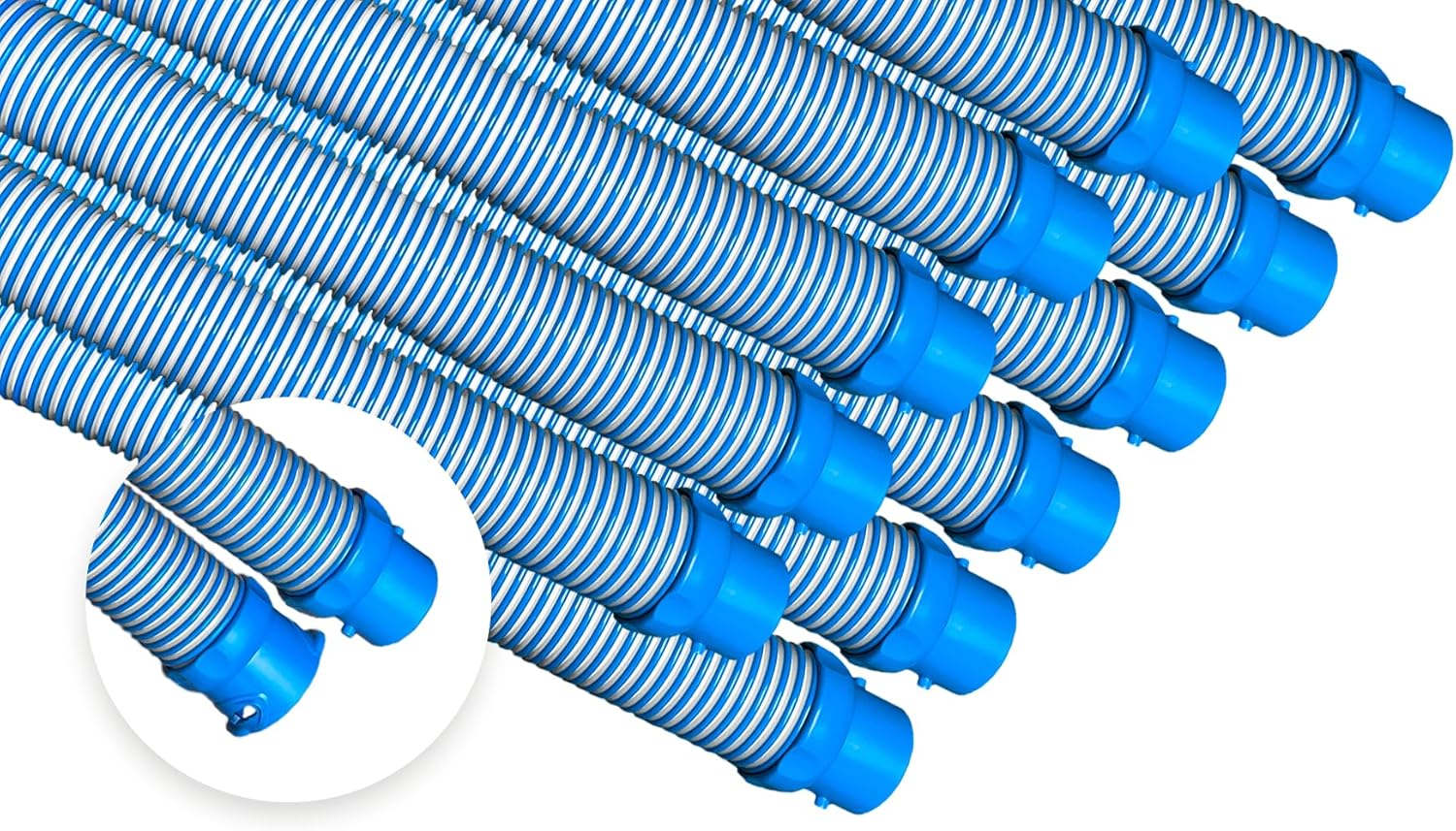 One Year Manufacture Warranty Universal Swimming Pool Vacuum Cleaner Hose Compatible with Zodiac Baracuda MX6 MX8 X7 T3 T5 Length 3ft (1meter)