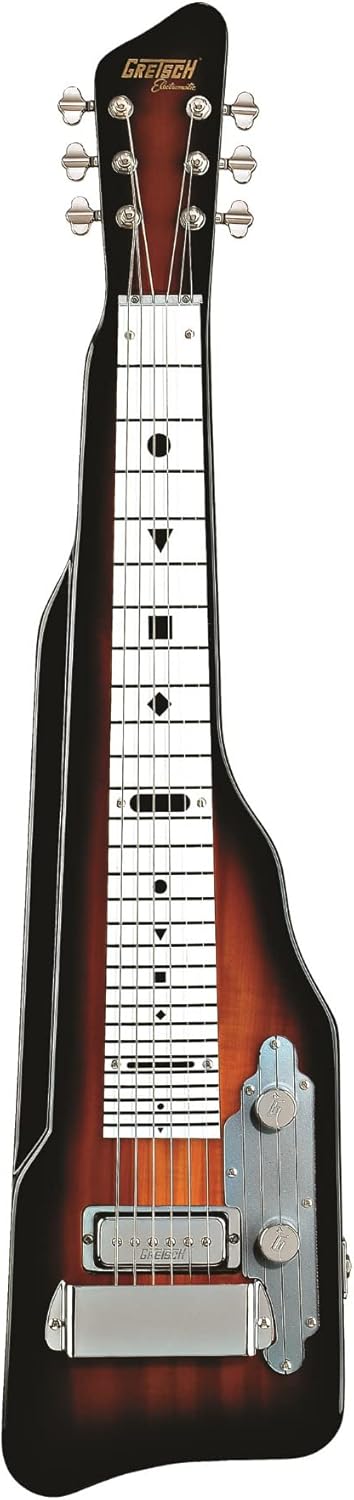 Gretsch G5700 Electromatic Lap Steel with White Plastic Fretboard - Tobacco