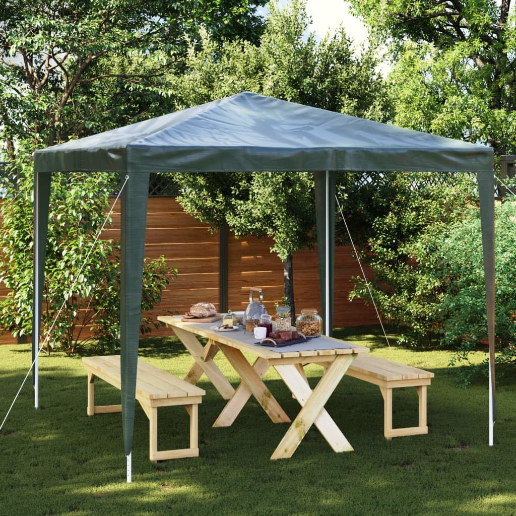 Professional Party Tent 8.2'x8.2' Green 0.3 oz/ft,RustResistant Outdoor Canopy for Entertaining Guests at All Sorts of Parties Outdoor Structures, Outdoor Canopies, Gazebos