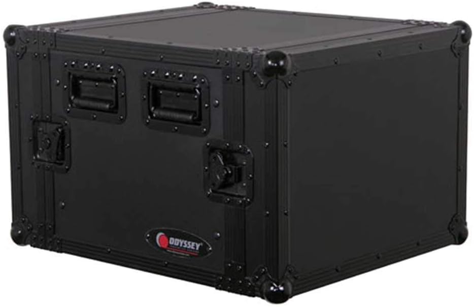 Black 8U Pro Amp Rack