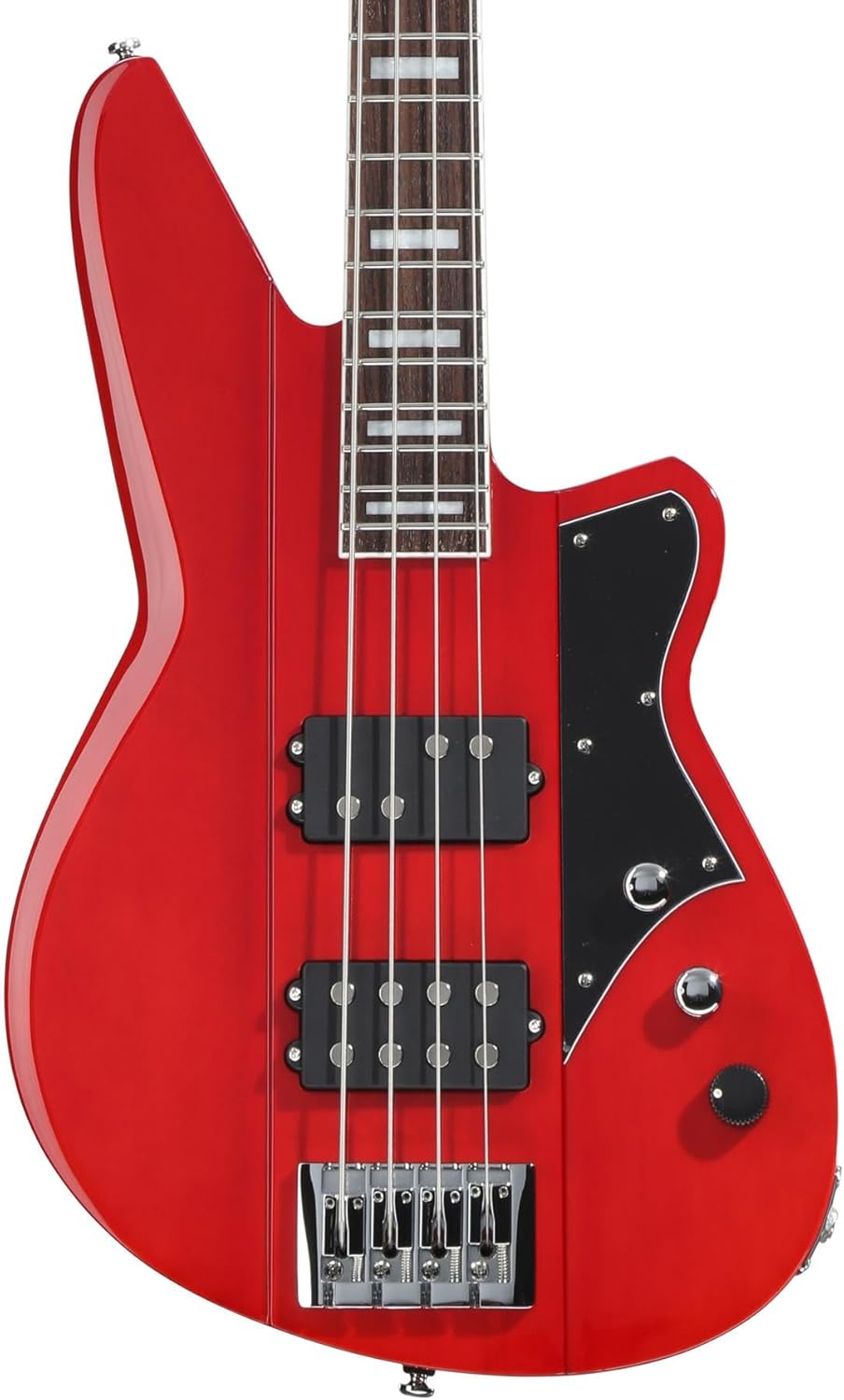 Reverend Thundergun Bass Guitar - Transparent Cherry