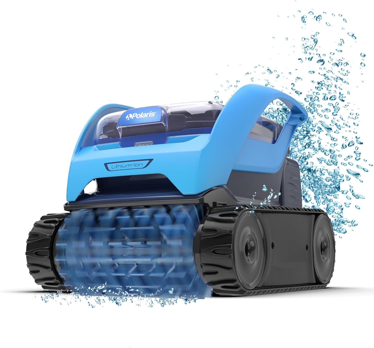 Polaris Pixel Compact Cordless Robotic Pool Cleaner for Above-Ground & In-Ground Pools up to 30ft, Long Lasting Battery, Compact & Lighweight w/Cyclonic Vacuum Technology