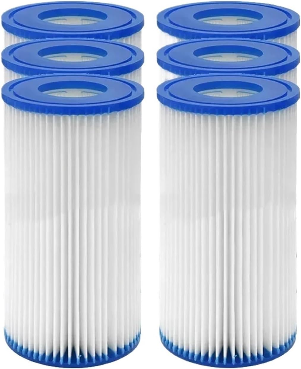 Robotic Pool Cleaner Filter Cartridge Type A Filter Cartridge, Compatible for Intex Swimming Pool 29002, for Cartridge Pool Filter Vacuum Cleaner Pools Pump Awning Swimming Pool(6 Pcs)