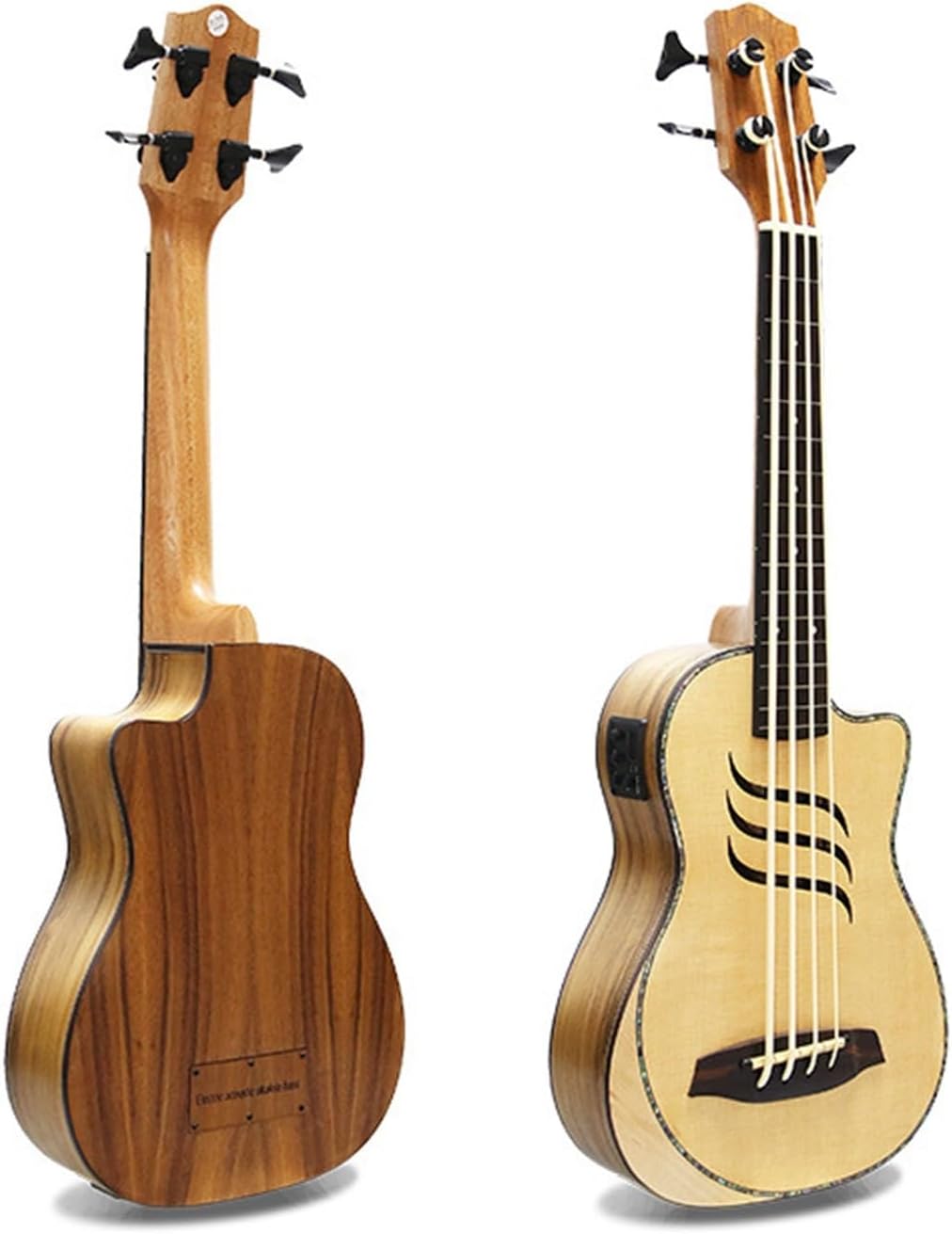 Adult Ukulele 30-inch Spruce Acacia Wood Surface Single Wood Color Matte Light Box Ukulele Bass Adult Small Guitar