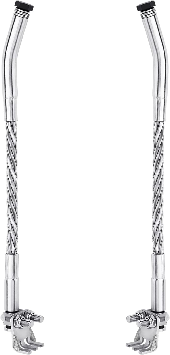 KEMIMOTO 4Pcs Snowmobile Ice Scratcher Kit Compatible with Polaris Arctic Cat Ski-doo Reverse and Non-Reverse Gear Equipped Universal Snowmobiles Scratchers with Claw Replacement Accessories 2 Set