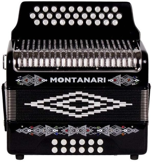 Montanari 3112 MG Accordion GCF Black