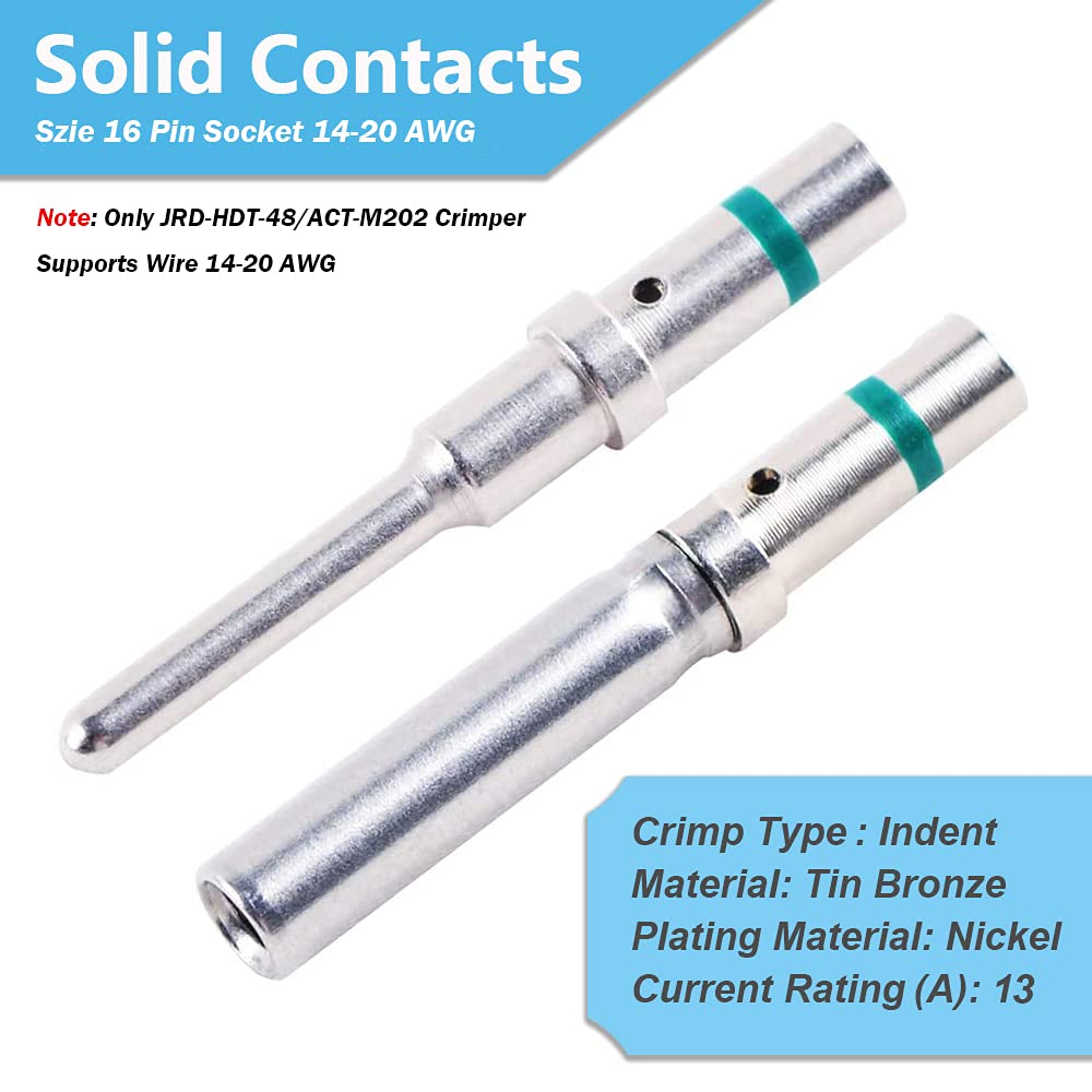 JRready ST6234 708 Pcs DT Deutsch Connector Kit,2 3 4 6 8 12 Pin Gray Waterproof IP67 Electrical Connector with Solid Contacts Pick Removal Tool Automotive Repair Accessory Kit