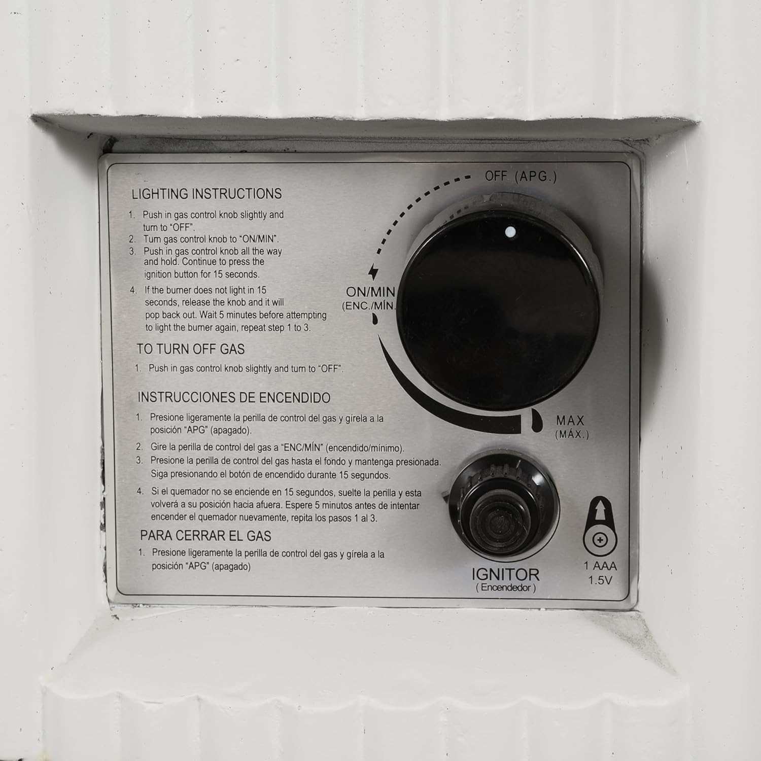 Merax 40,000 BTU Propane Fire Pit Table with Lid, MGO Concrete Outdoor Patio Heater, 2-in-1 Coffee Table with Adjustable Flame, White(Tank Cover Not Provided)