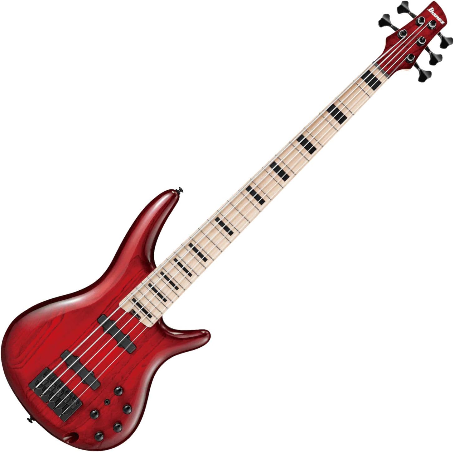 Ibanez Adam Nitti Signature Premium ANB205 5-String - Transparent Wine Red Burst