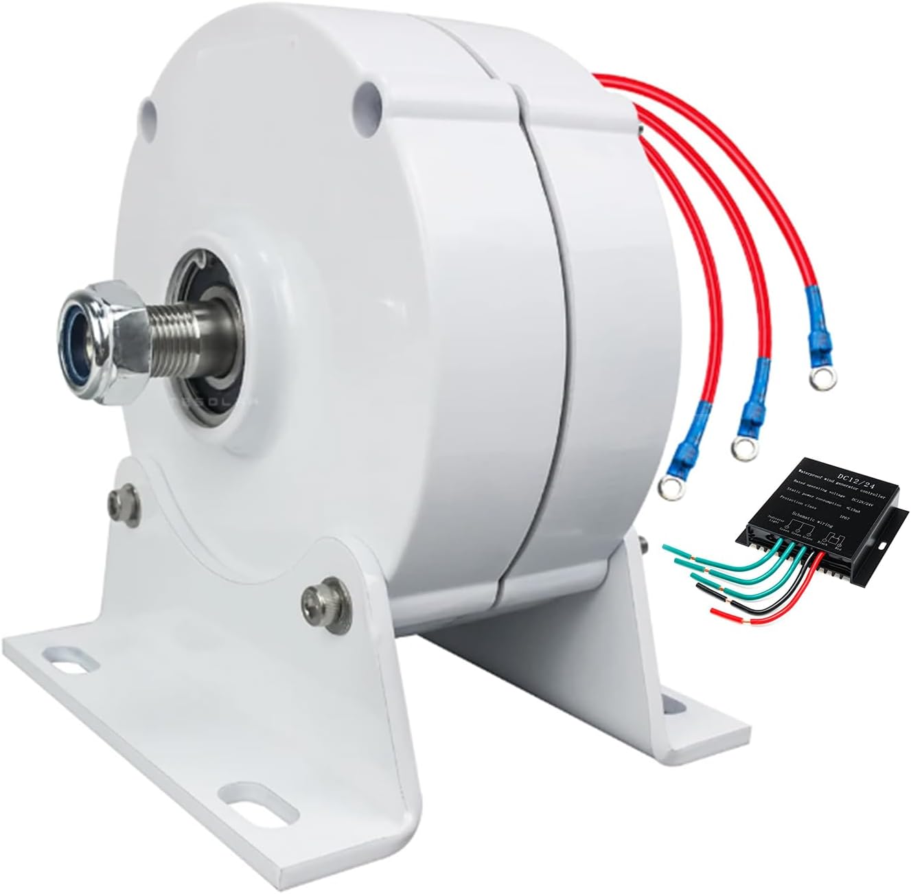 4000W 450Rpm Low RPM Alternator Permanent Magnet Generator 12V 24V 48V 220V 3 Phase AC Alternators for Hydroelectric Generators and Wind Turbines