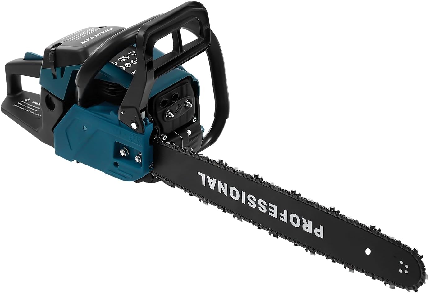 Gas Chainsaw 58CC 2-Cycle Gasoline Powered Chainsaw 20 Inch Handheld Cordless Petrol Chain Saws For Forest, Wood, Garden and Farm Cutting Use