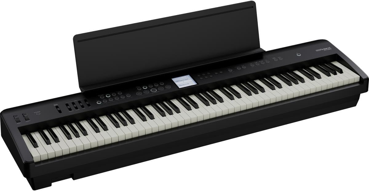 Roland FP-E50 Digital Piano | Premium Piano and Expandable Sound Library | 88-Note Hammer-Action Keyboard | Professional Auto-Accompaniment | Mic Input with Vocal Harmony FX | Bluetooth/MIDI Support