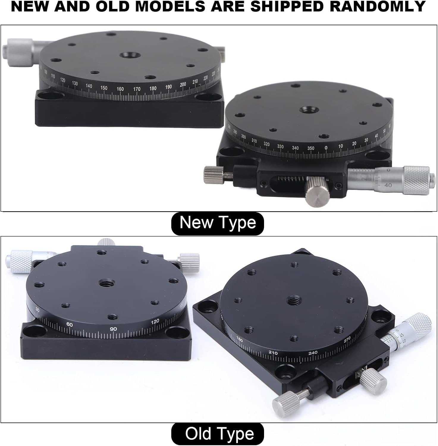Fine Adjustment RS60‑L Manual Trimming Station Displacement Linear Stage Table for Precision Positioning,Production Machinery Vernier Scale