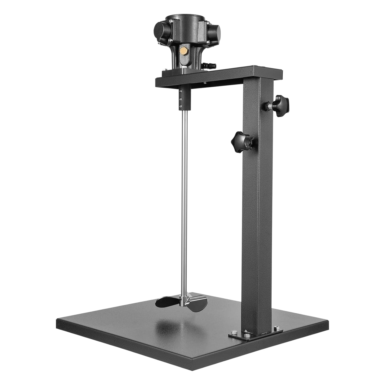 5 Gallon Pneumatic Mixer, 1/4HP Power Stainless Steel Automatic Paint Mixer Machine for Industrial Coating Ink, Air Agitator Paint Shaker Adjustable Height (5gal)