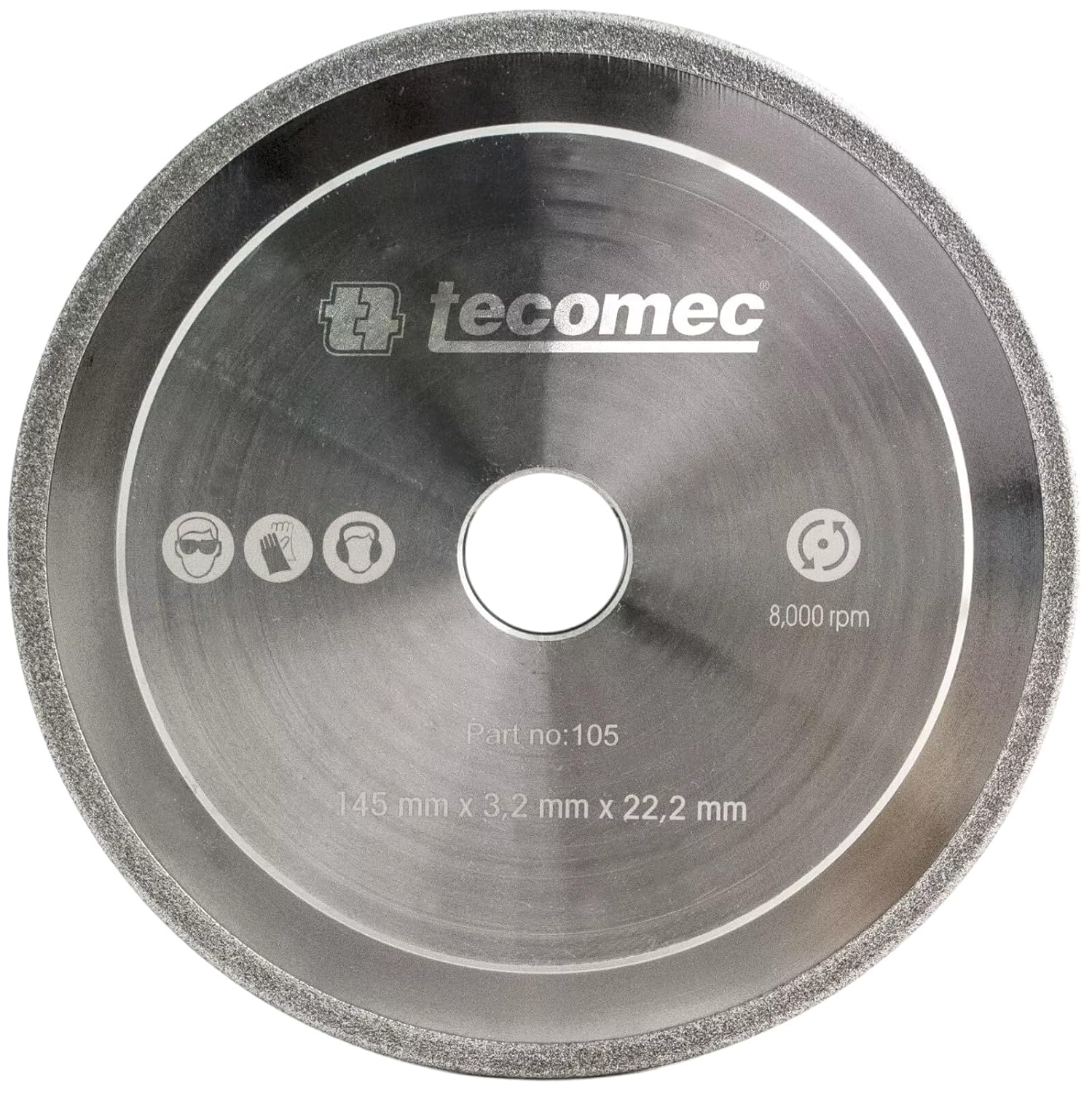 Tecomec CBN Chainsaw Chain Grinding Wheel 5-3/4