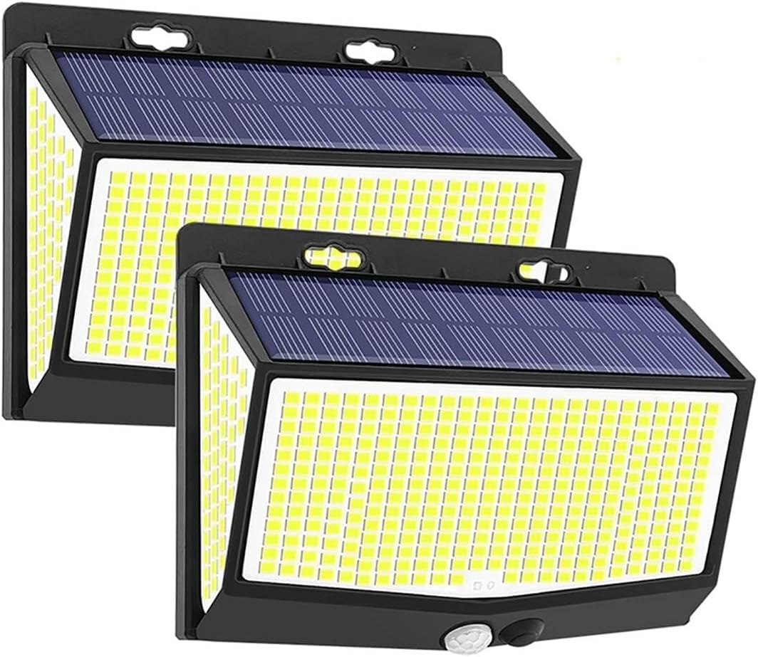 Generic Solar Lights Solar Motion Sensor Lights 3 Modes Ip65 Waterproof Street Lights Outdoor for Yard