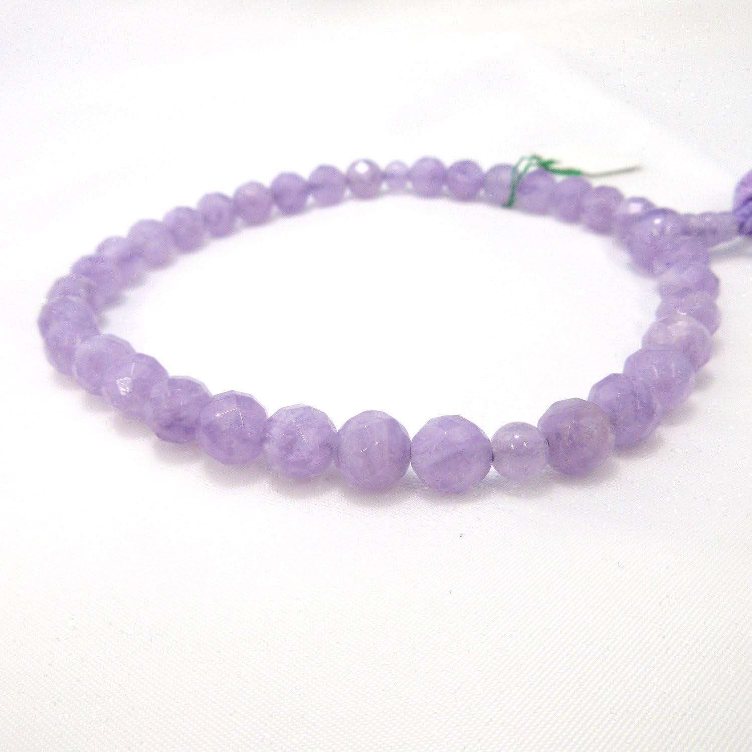 Cut Purple Amethyst Japanese Traditional Juzu Buddhist Women Prayer Beads Handmade in Kyoto Mala Beads for Women