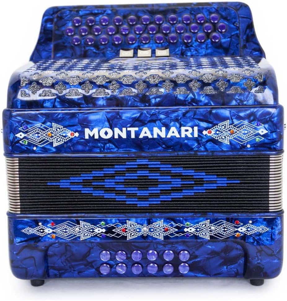 Montanari 3412 3S Accordion GCF Blue
