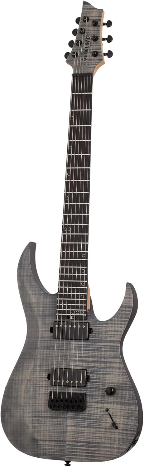 Schecter Sunset-7 Extreme 7-string Baritone Electric Guitar - Grey