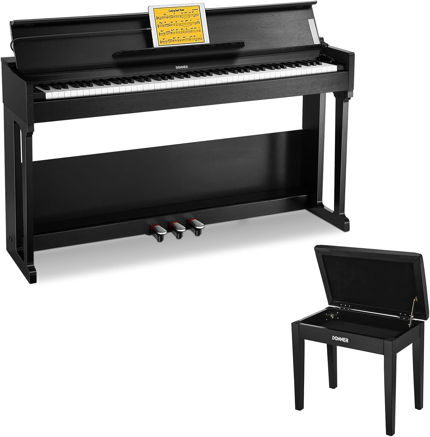 Donner DDP-90 Digital Piano + Donner Piano Bench