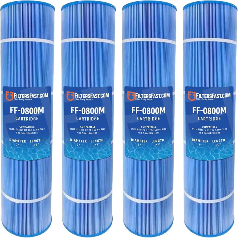 Filters Fast FF-0800M Pool and Spa Filter Compatible Replacement for Filbur FC-0800M, Compatible Replacement for Pleatco PJAN85-M, and Compatible Replacement for Unicel C-7459AM, C-7459RA