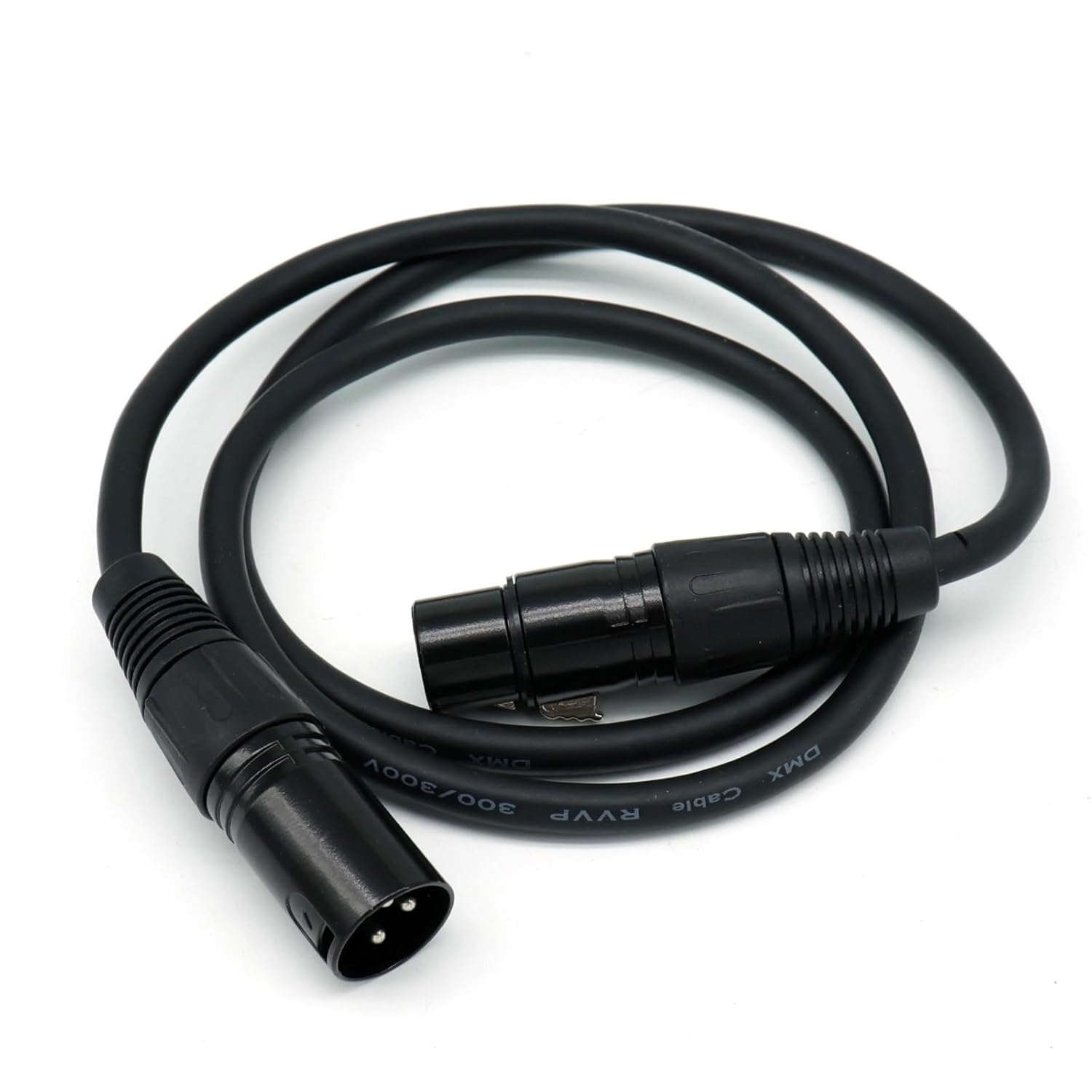 Signal Cable 3-Pin XLR Male to Female Balanced Extension Cord for Stage Lighting Controller Par Light Mixer 1/2/3/5/10m(20m)