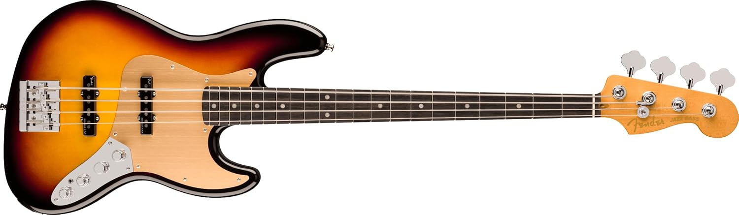 Fender American Ultra II Jazz Bass - Ultraburst, Ebony Fingerboard