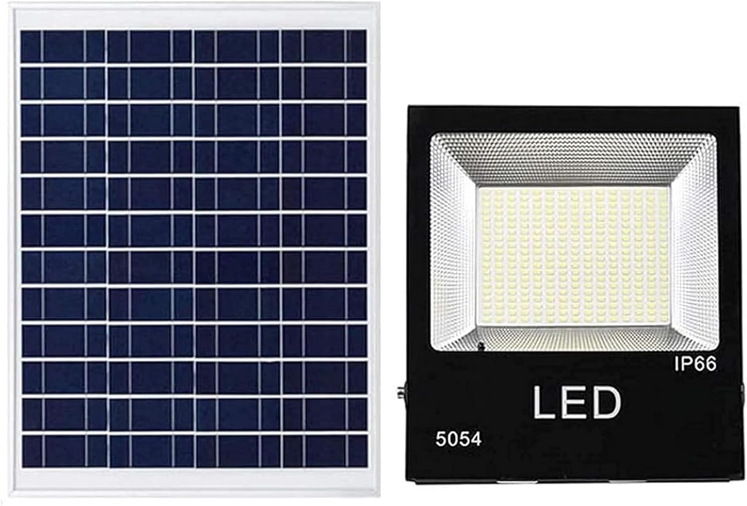 Lamp Post Lights Outdoor,Solar Led Flood Light with Remote, Outdoor Sensor Security Light Solar Panels Ip66 Waterproof Safety Lamps for Shed,Billboard,Garden,Patio (Colo