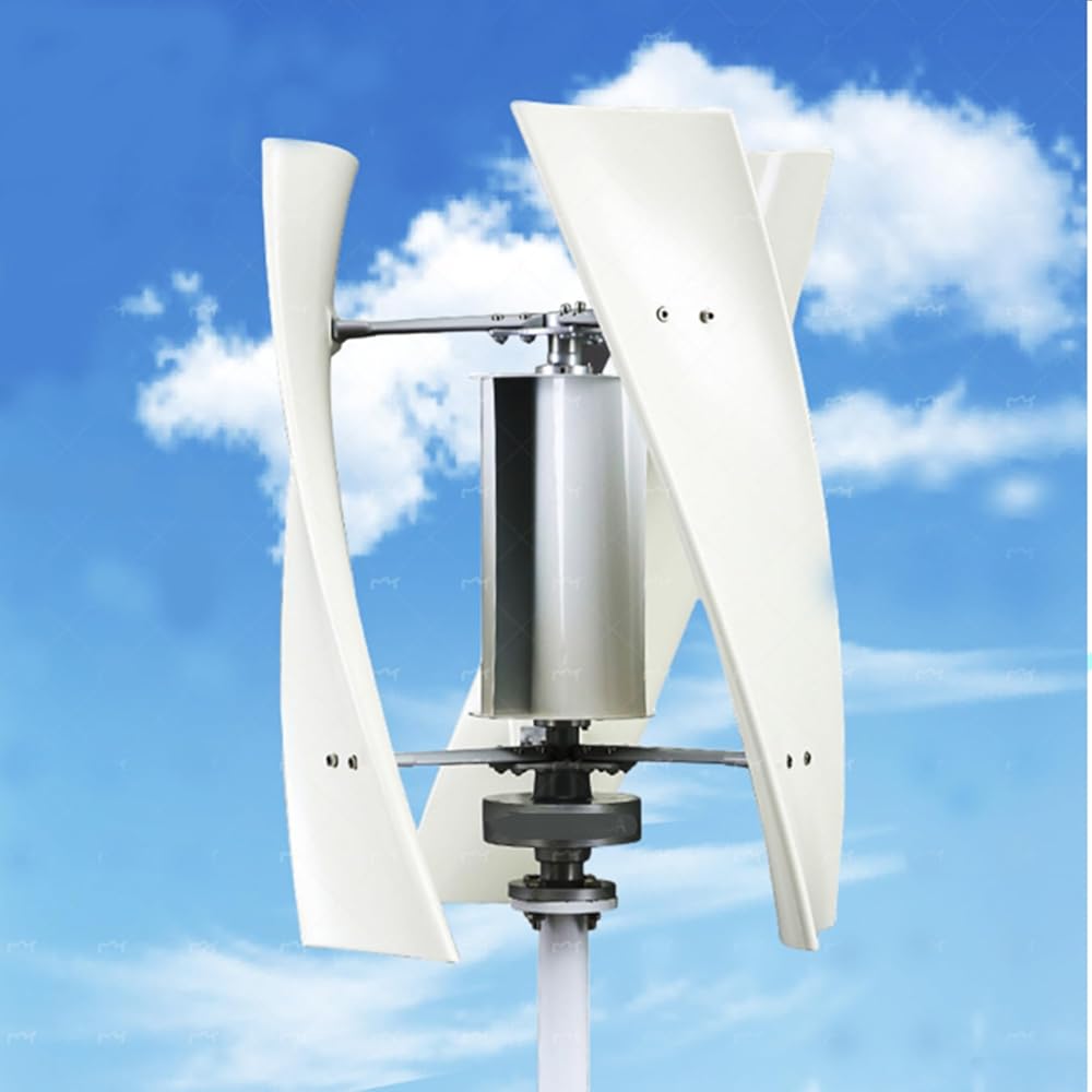 2000W Small Wind Turbines Windmill Generator, 3 Blade Small Wind Turbines Kit Industrial Energy Equipment (12V 24V 48V)