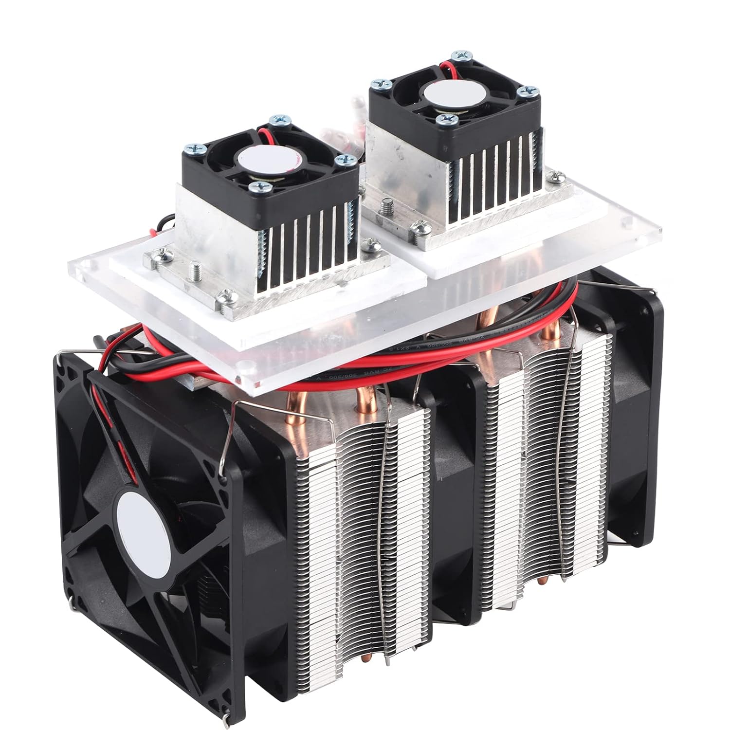 Thermoelectric Peltier Cooling Fan System with Dehumidification Function for Small Refrigerator & Air Conditioning