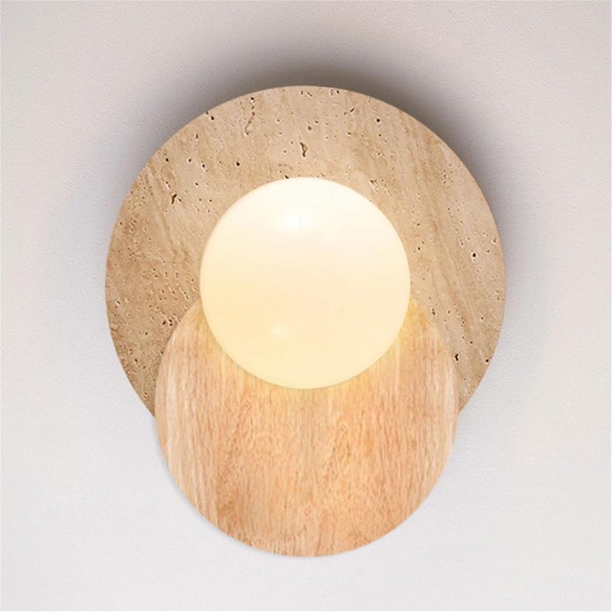 Modern Wall Lamp for Bedrooms Hallway Living Room Indoor Contemporary Mounted Lighting Fixture, Vintage Bathroom Wall Light Fitting Bedside Glass Decorative Up and Down Wall Sconces