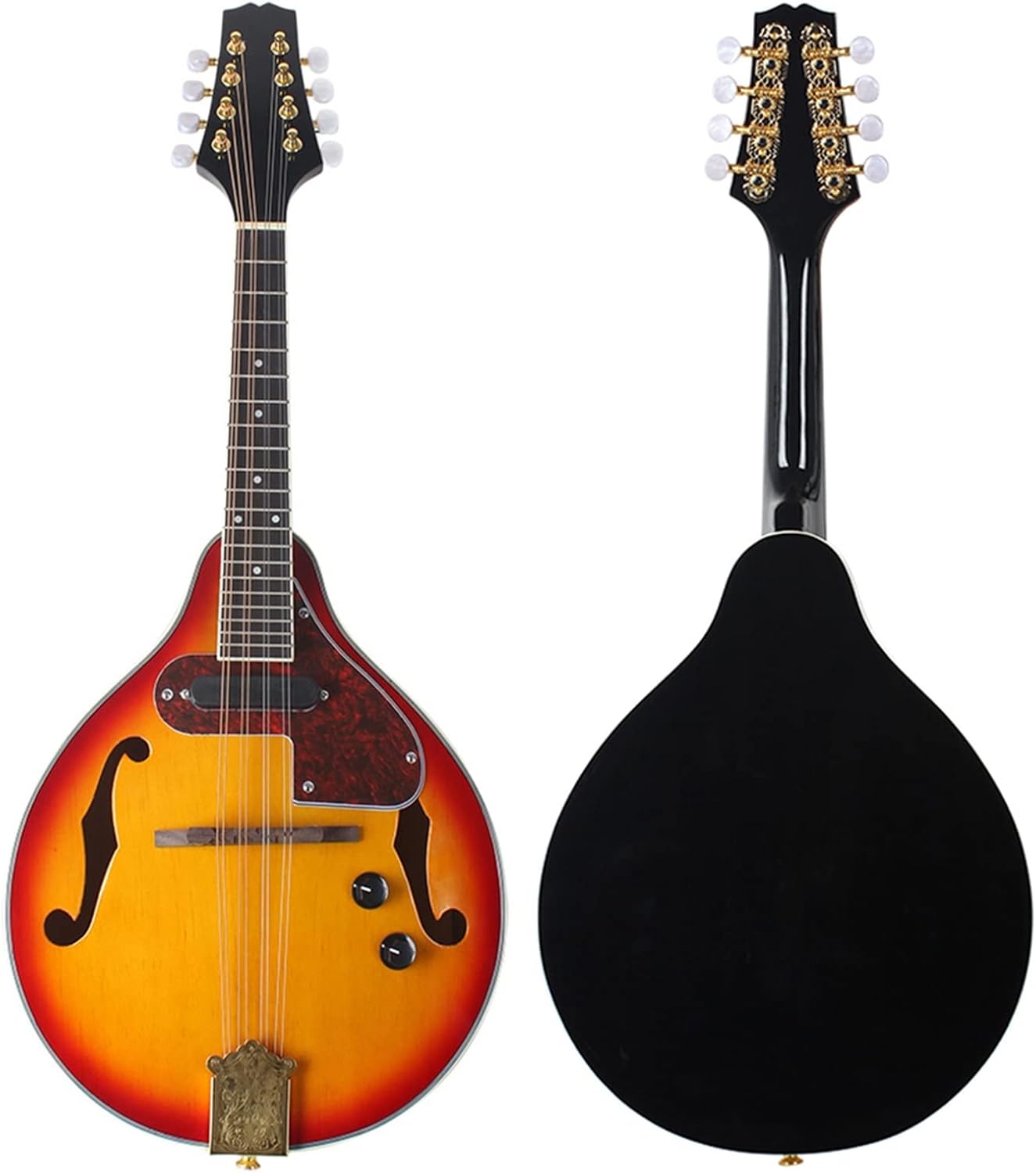 TSTS Mandolin Musical Instrument 8 String Electric Mandolin Guitar A Style Rosewood Fingerboard Mandolin Beginners Adults