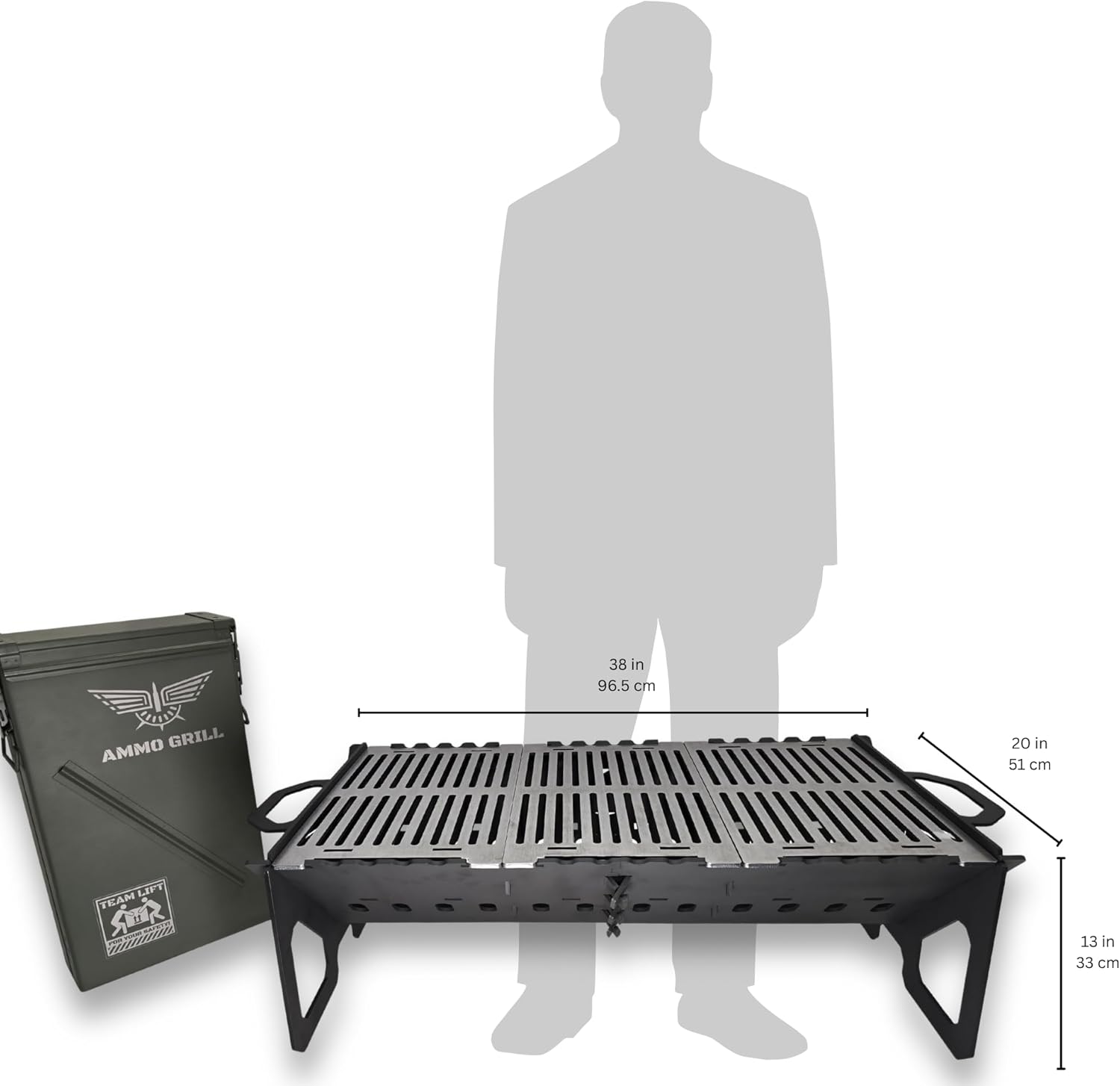 – PA156 Heavy-Duty Fire Pit & Grill | 1/4