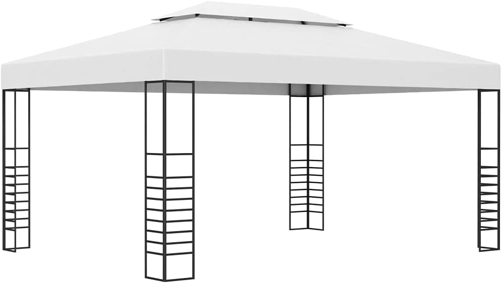 Garden Gazebo Powder-Coated Steel 118.1