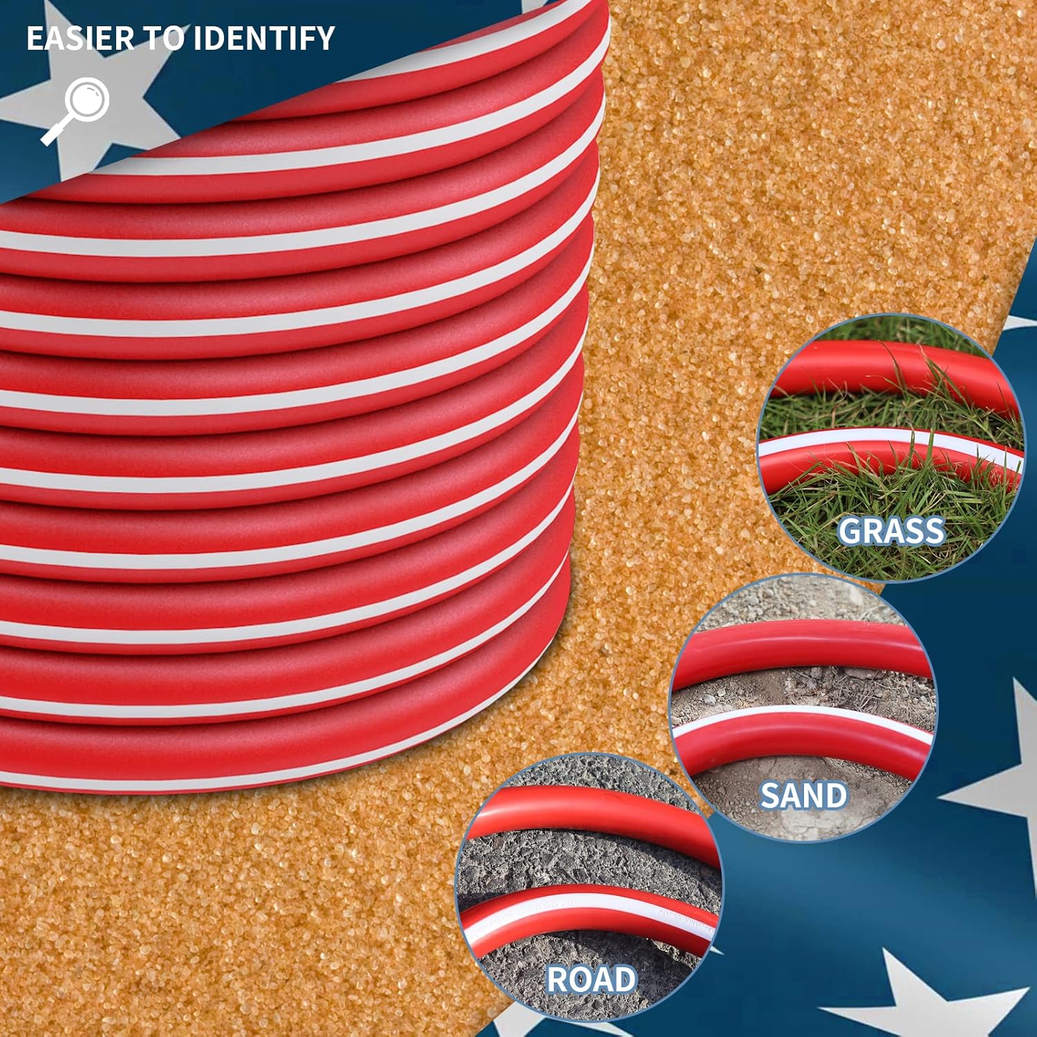 50 Amp 25 FT RV/Generator Cord with 135 Degree Locking Connector, NEMA 14-50P to SS2-50R with LED Power Indicator, ETL Listed, for RV, Camper, and Generator to House, Come with Storage Kit