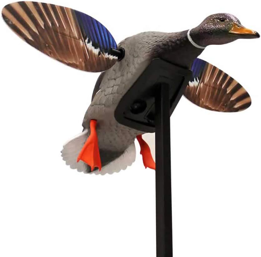 MOJO Elite Series Mini Mallard Spinning Wing Flexible Duck Decoy for Duck Hunting with Smoother, Quieter, Faster, and More User-Friendly Decoy, Includes A Solid Component Housing