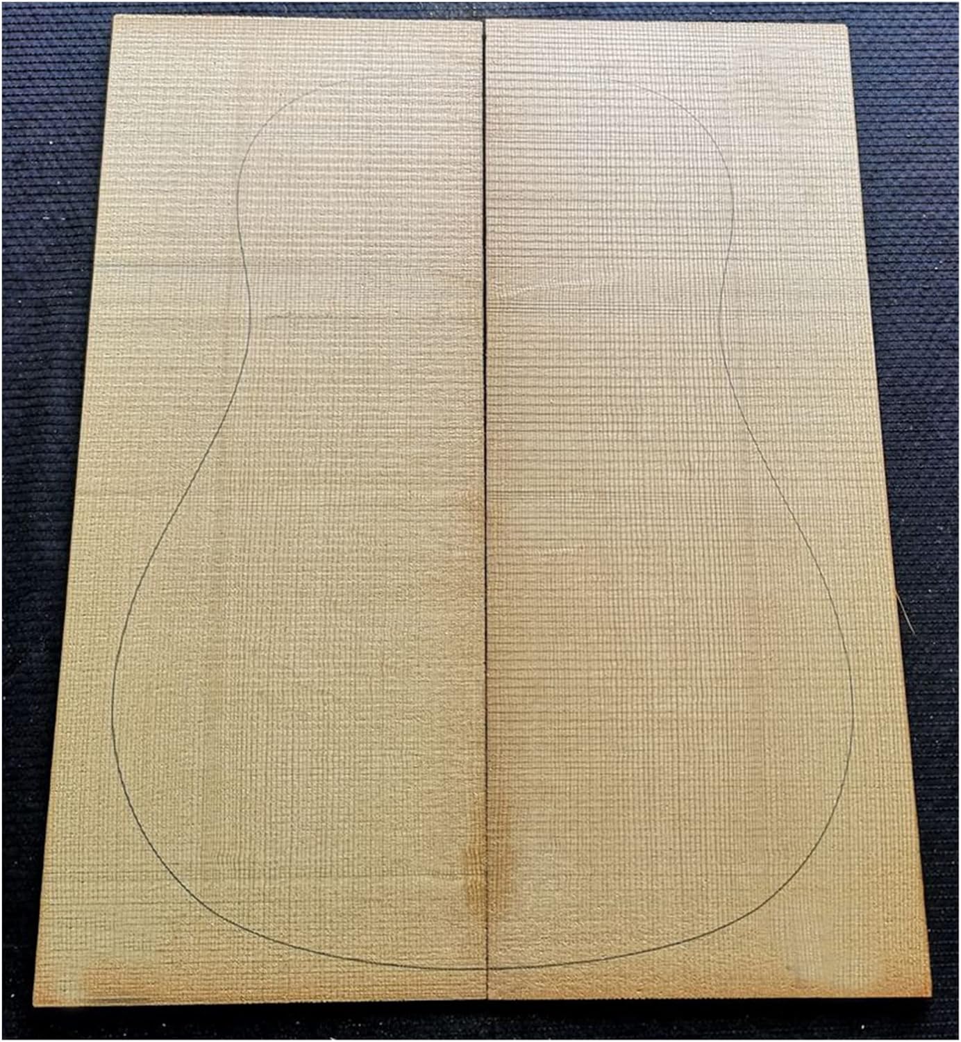 FLFL Spruce Veneer Guitar All-Single Guitar Making Materials Unfinished Guitar Kit (Color : 7)