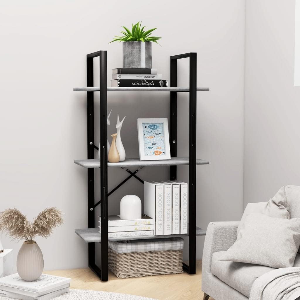 Owox Grey 3-Tier Storage Shelf 41.3