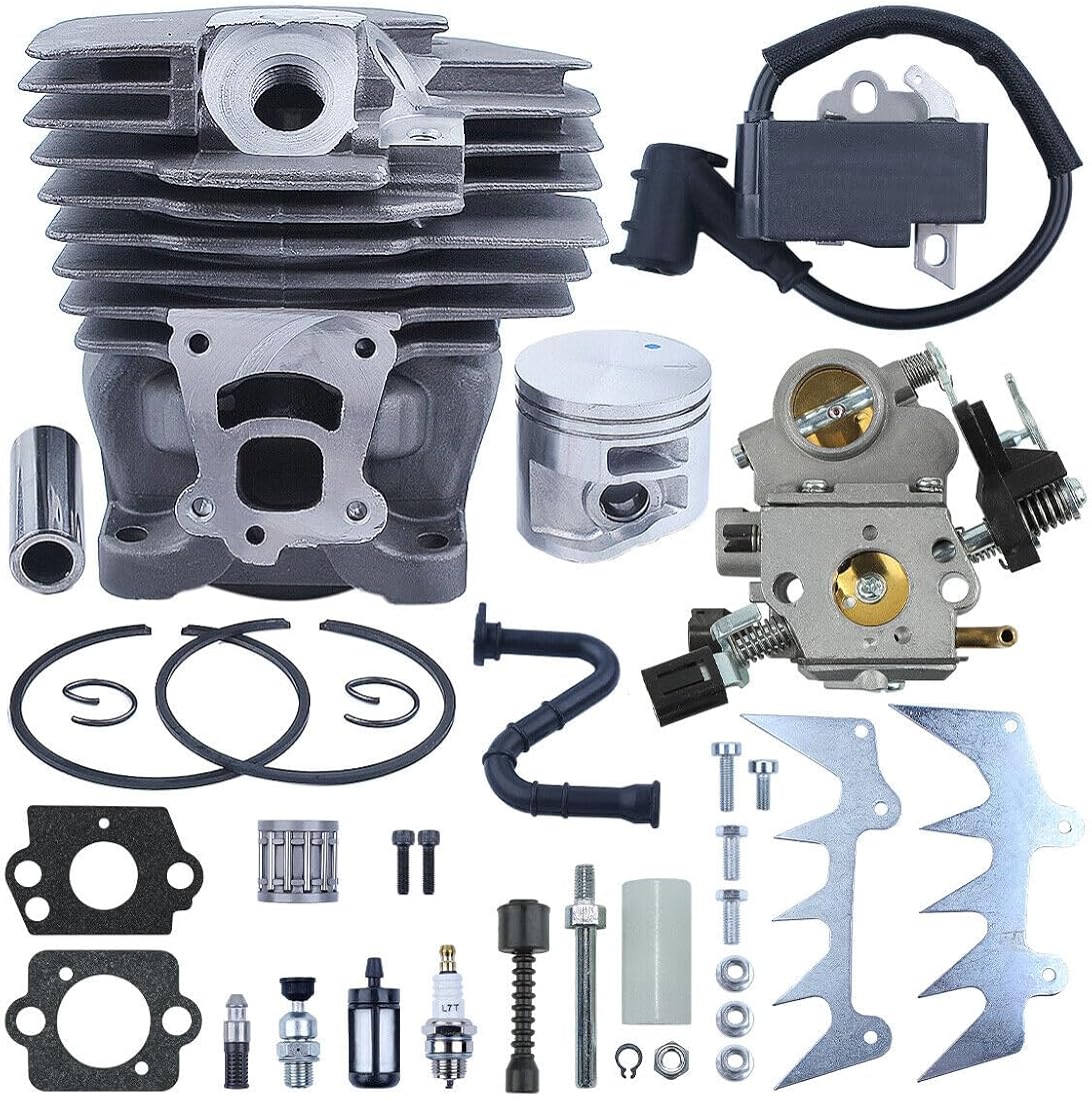 Replace Tool Spare Part for Machines 47mm Cylinder Piston Kit Carburetor for Stjhl MS362 MS362C 11400201200 Chainsaw (#US-20072024-08328)