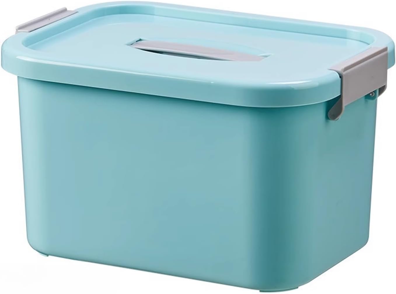 Plastic Storage box With lid Very Practical With lid and Handle Multi functional Home Storage Solution Outdoor Storages Deck box Outdoor Storages Deck box(Blue,XX-Large)