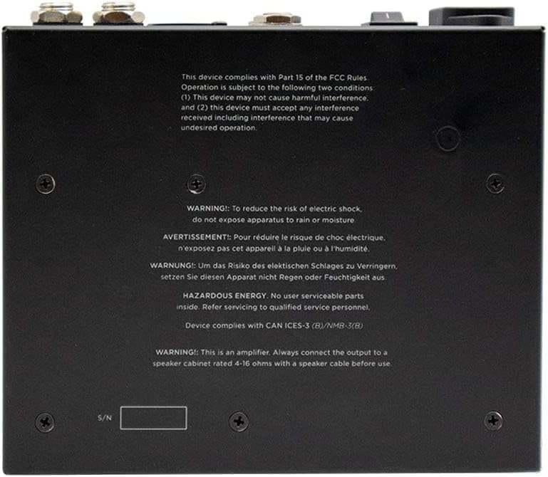 Seymour Duncan PowerStage 200-200-watt Solid State Guitar Amplifier Pedal Bundle w/ 10ft Woven Instrument Cable and Liquid Audio Polishing Cloth