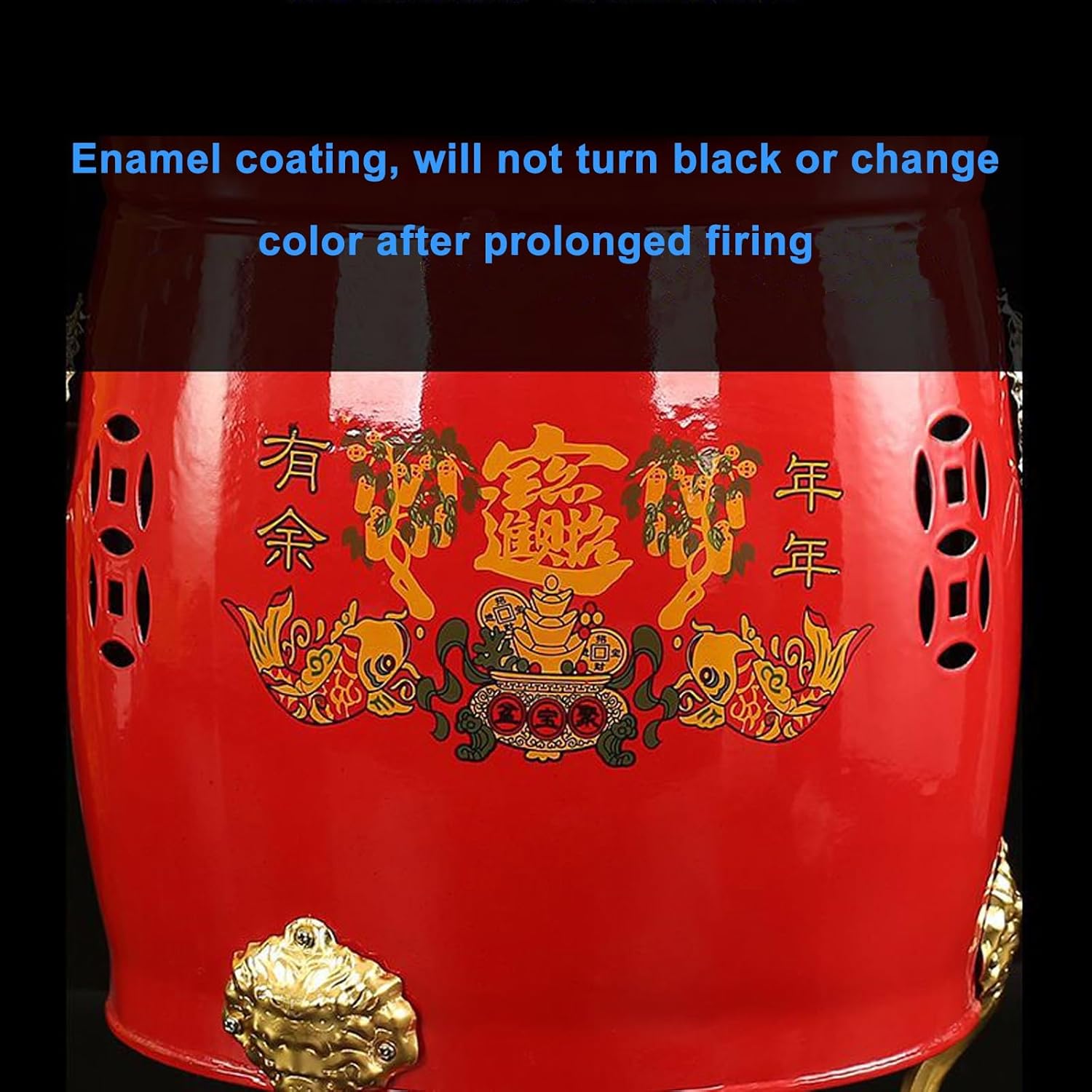 Fire Pit, Burn Barrel, Galvanized Trash can, Including Tripod, Fire Hook, for Garden Paper Leaf Trash Wood Backyard Bonfire(30cm/12in)