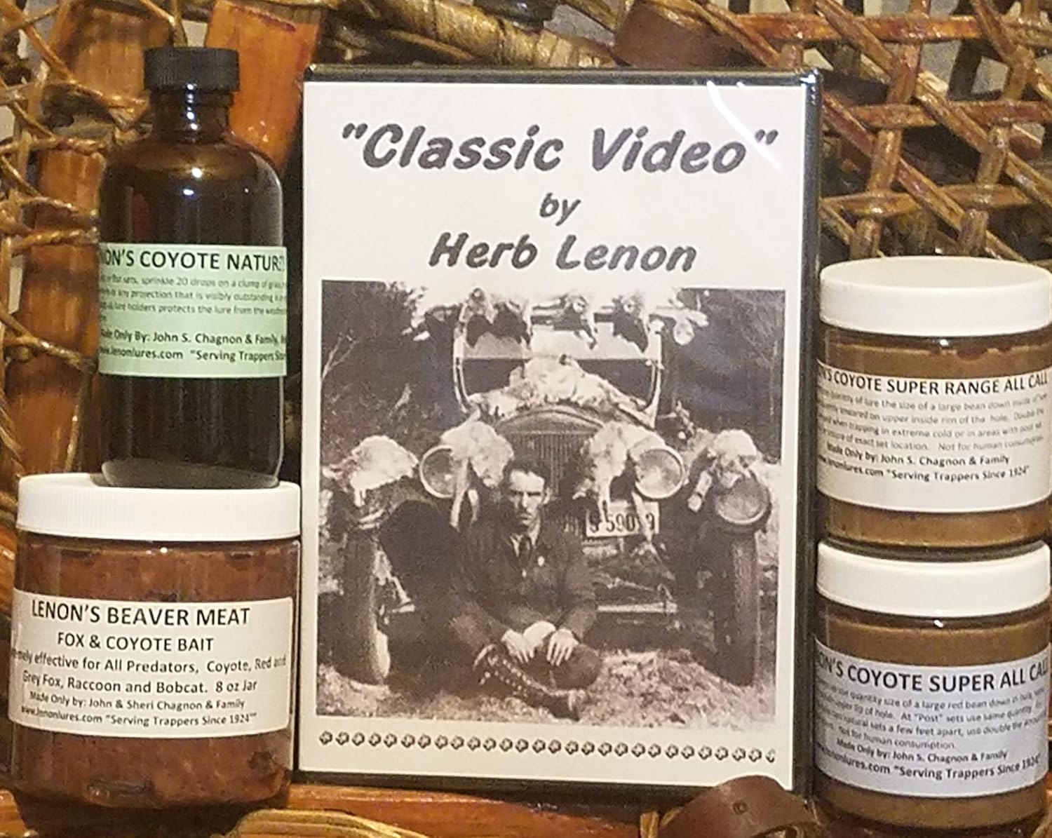 Lenon Coyote Lures, Bait and Herb Lenon Instructional Dvd