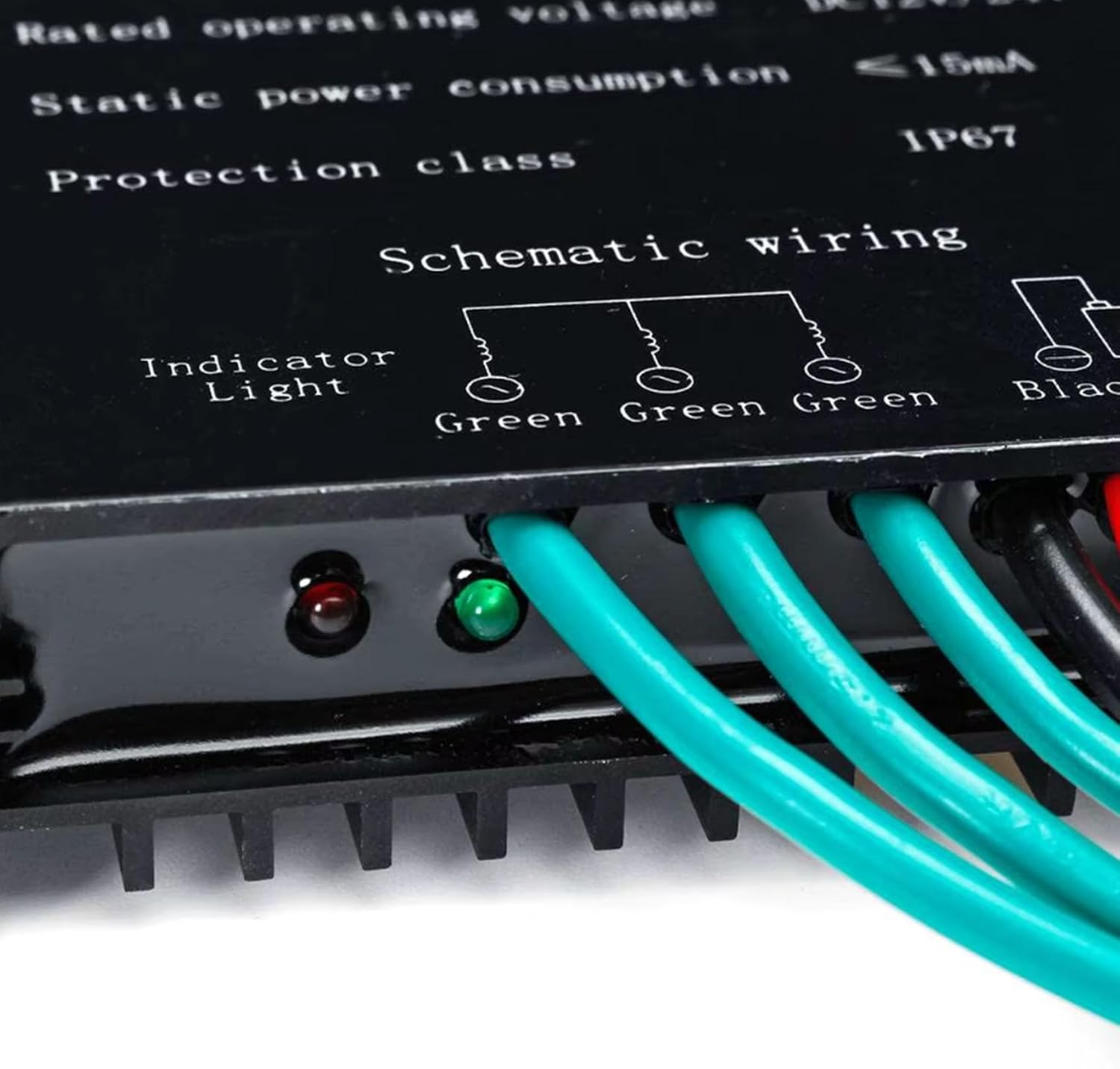 48V,HYZHANHONG MPPT Charge Controller IP67 Waterproof 12000W Wind Turbine Charge Controller 12V 24V 48V Regulator for DC Wind Turbine (Black)