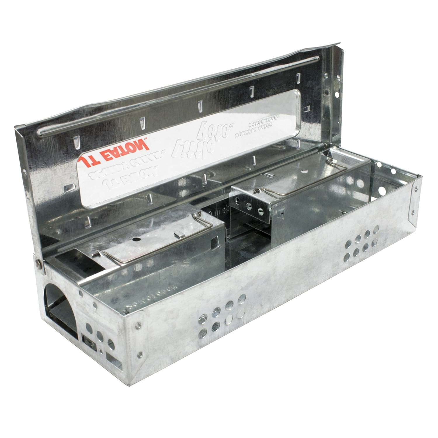 JT Eaton Slim Multi Catch Mouse Trap with Clear Lid and Speedy Clean Ramps, No Bait Needed