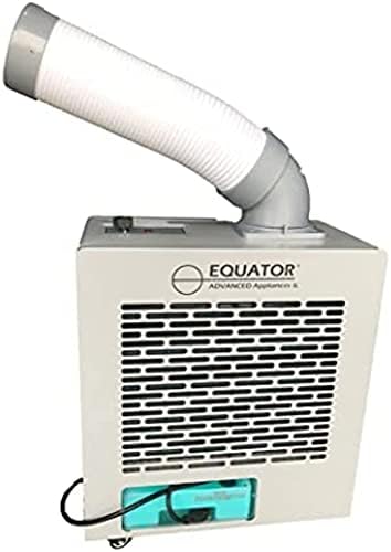 PINNACLE Equator Outdoor Spot Air Conditioner - Waterproof with Casters, Silver