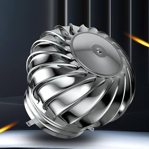 Wind Turbine Home Use Horizontal Generator Kits Blades with Controller to Charge Batteries Off Generator Vertical,Chimney Cap,Roof Rotating Vents Cap, Roof Wind Rotating Turbines Cap Vent, 3