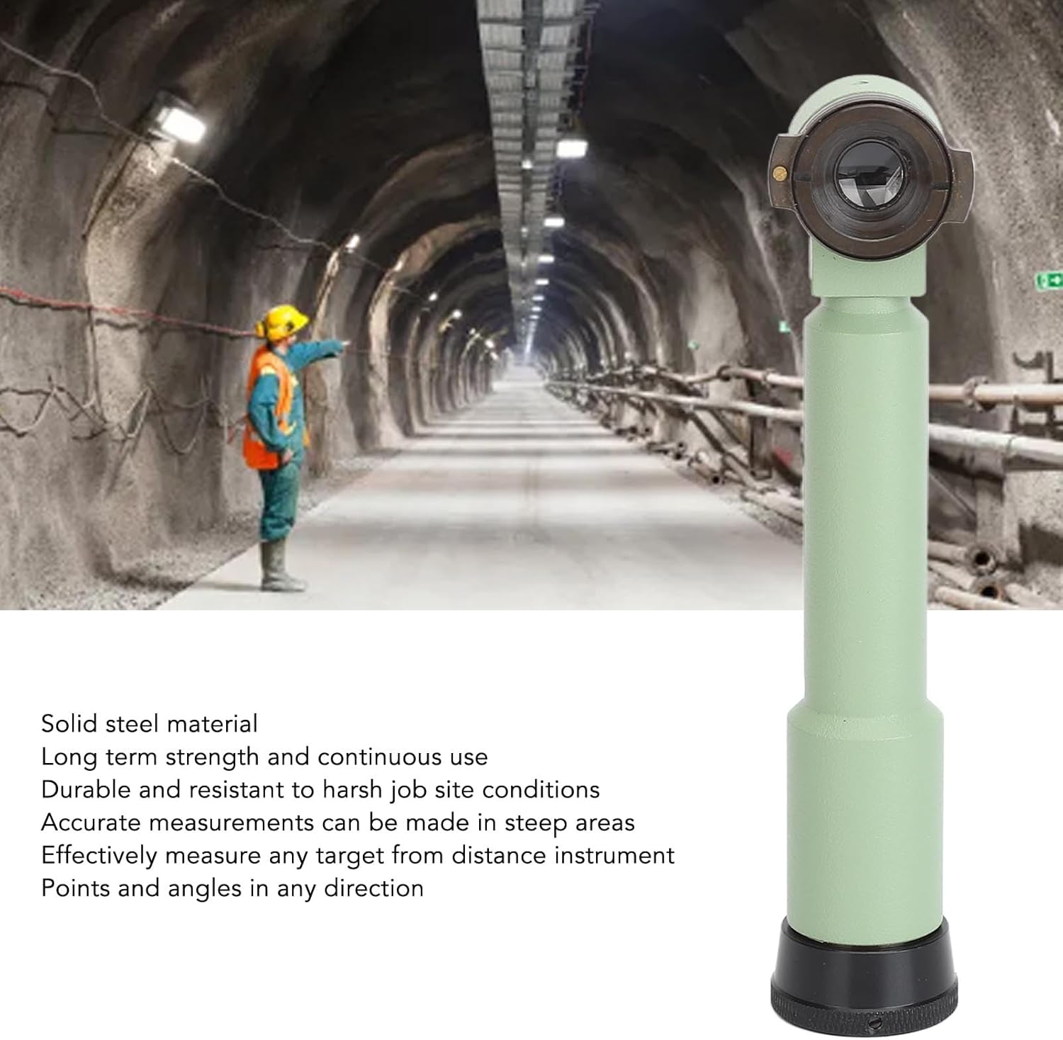 90 Degree Elbow Diagonal Eyepiece for Total Station Accessories Optical Glass Steel Construction Clear Imaging Accurate Measurements for Surveying