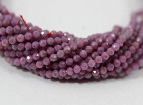 Ruby Beads Full Strands AAA 2.5mm Natural Stone 13 inches length